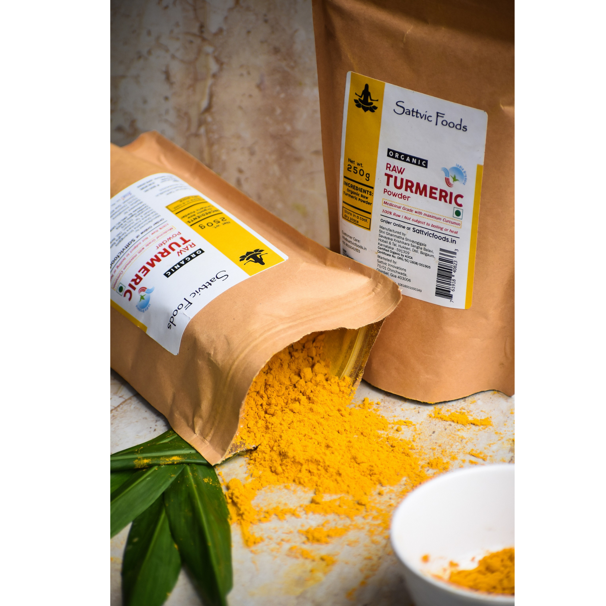 Organic Turmeric Powder Sattvic Foods