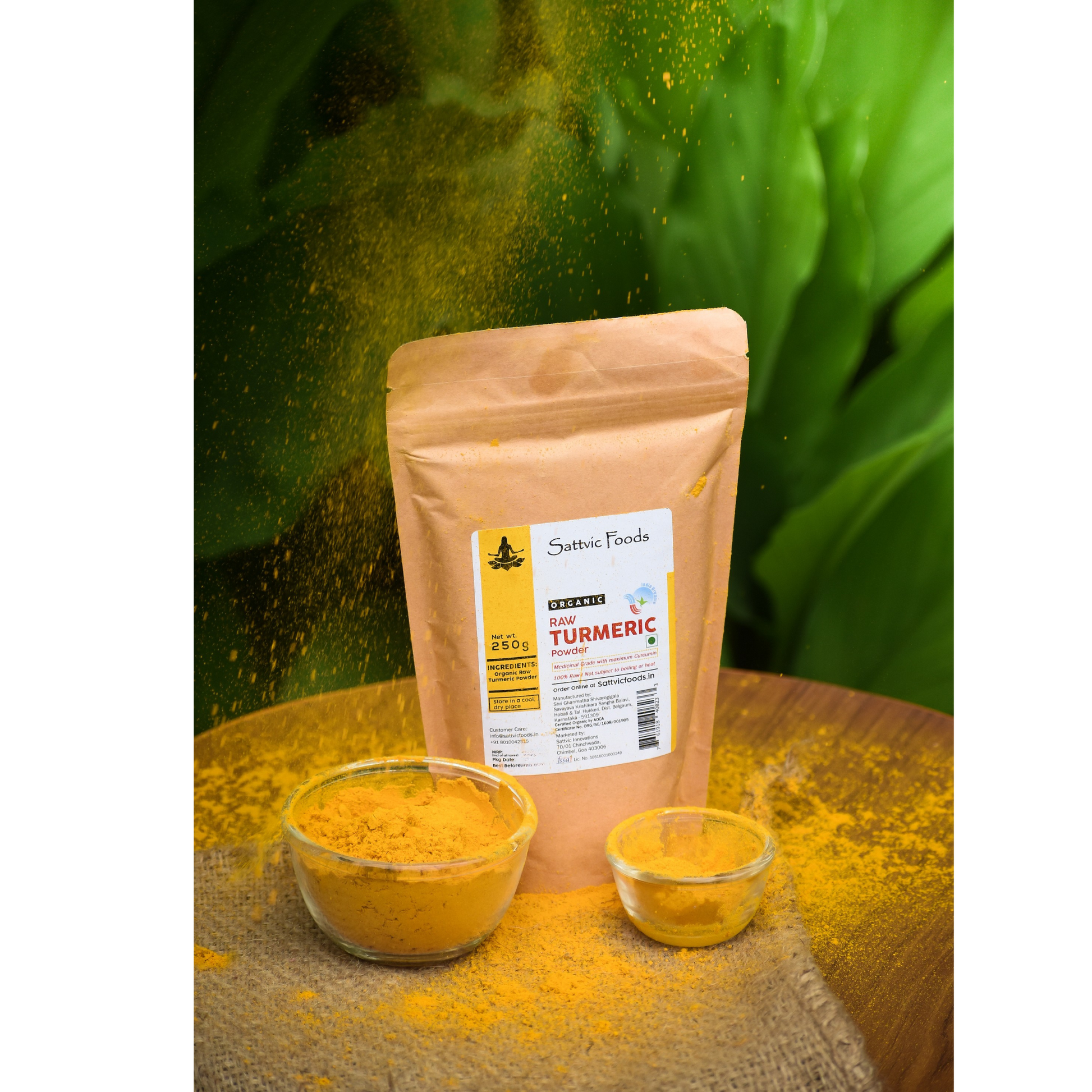 Organic Turmeric Powder Sattvic Foods
