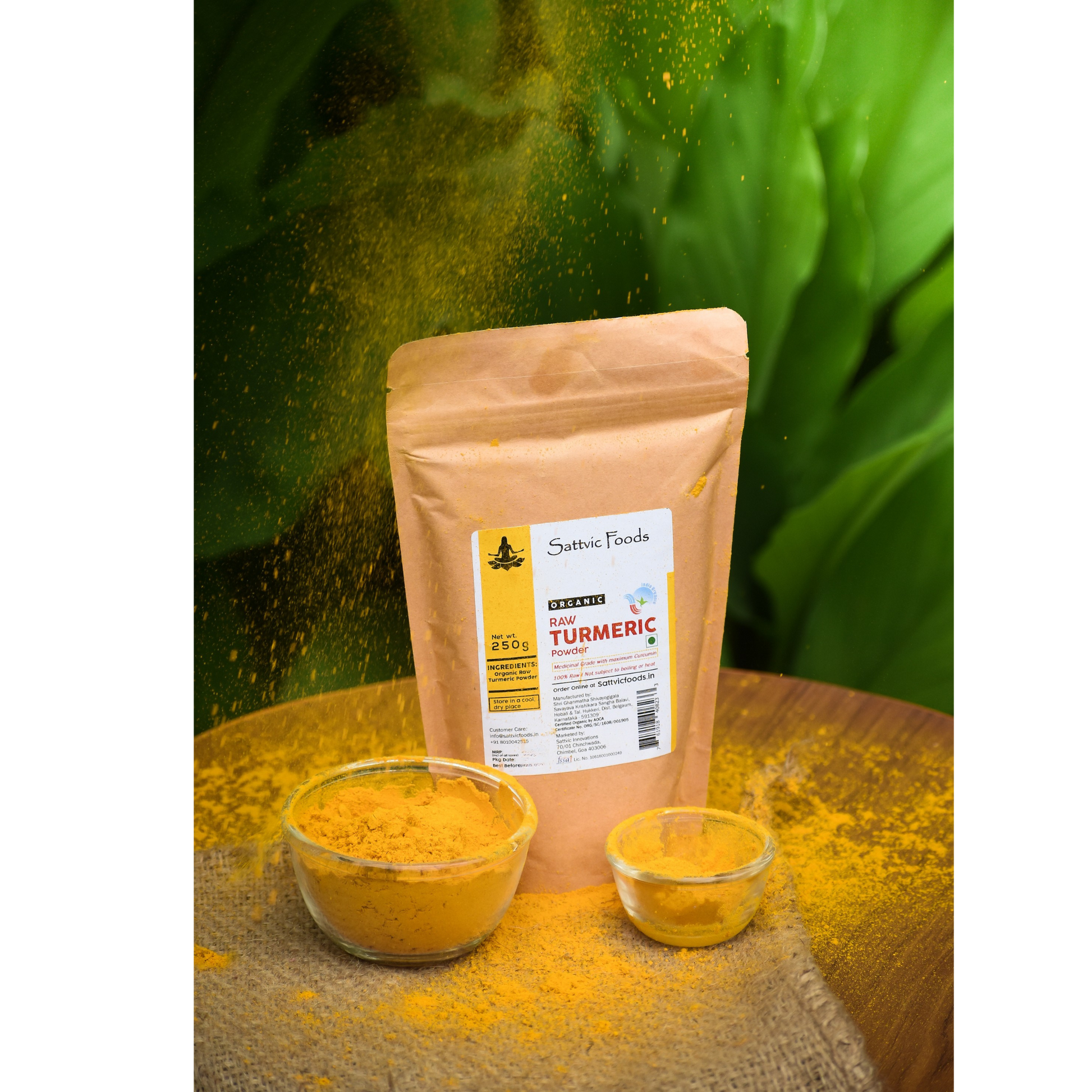 Organic Turmeric Powder Sattvic Foods