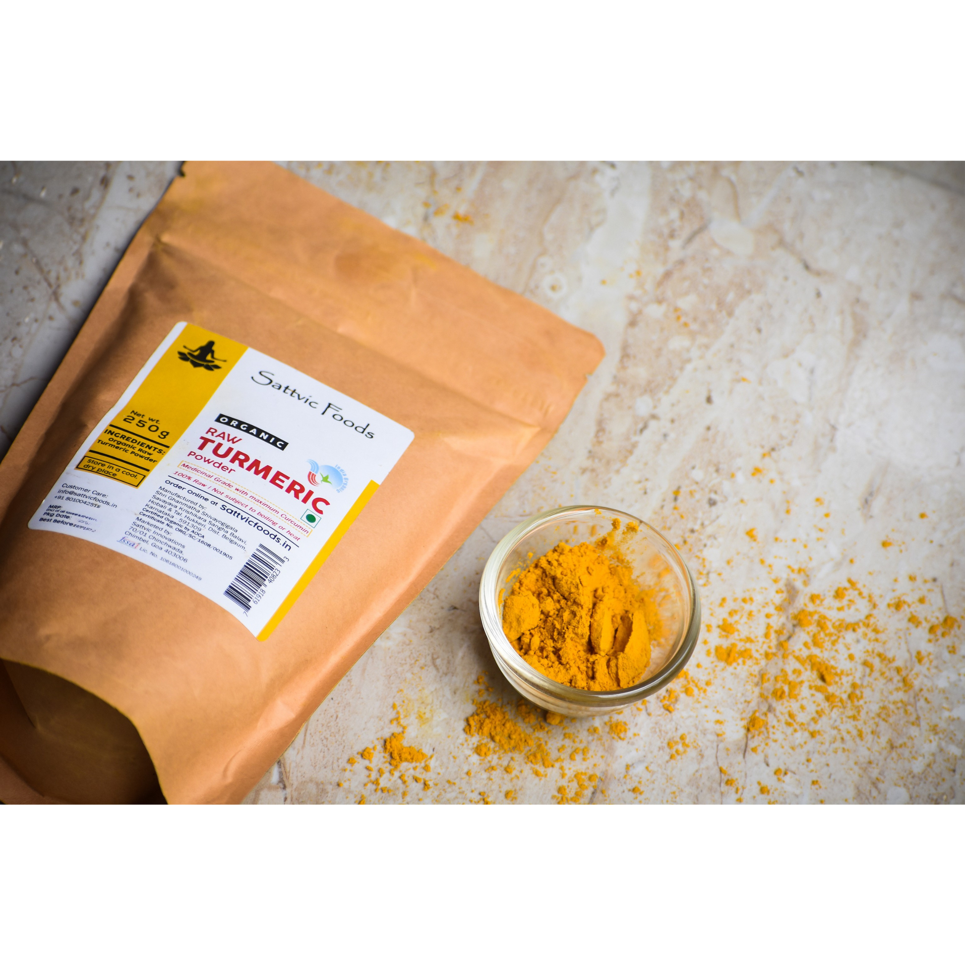 Organic Turmeric Powder Sattvic Foods