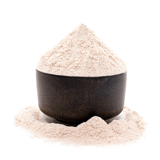 A bowl of quinoa flour
