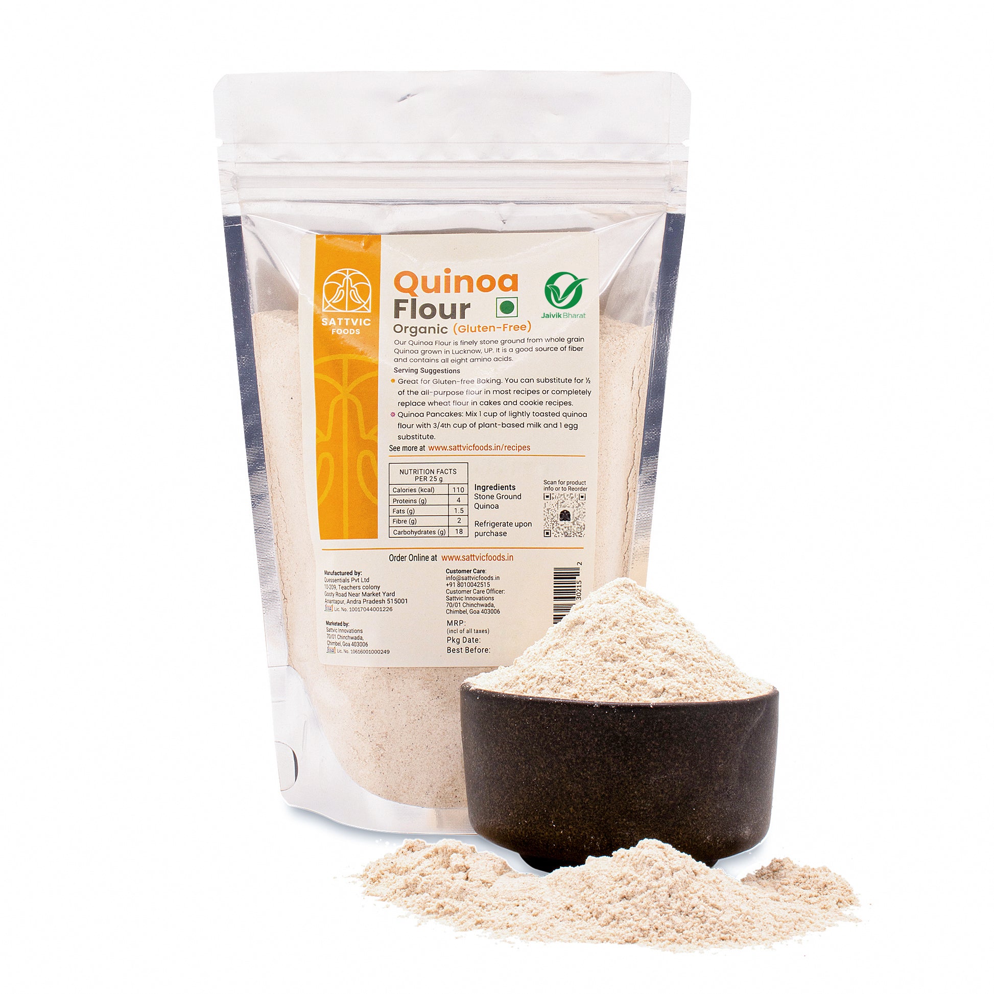 Quinoa Flour | Certified Organic & Gluten-free