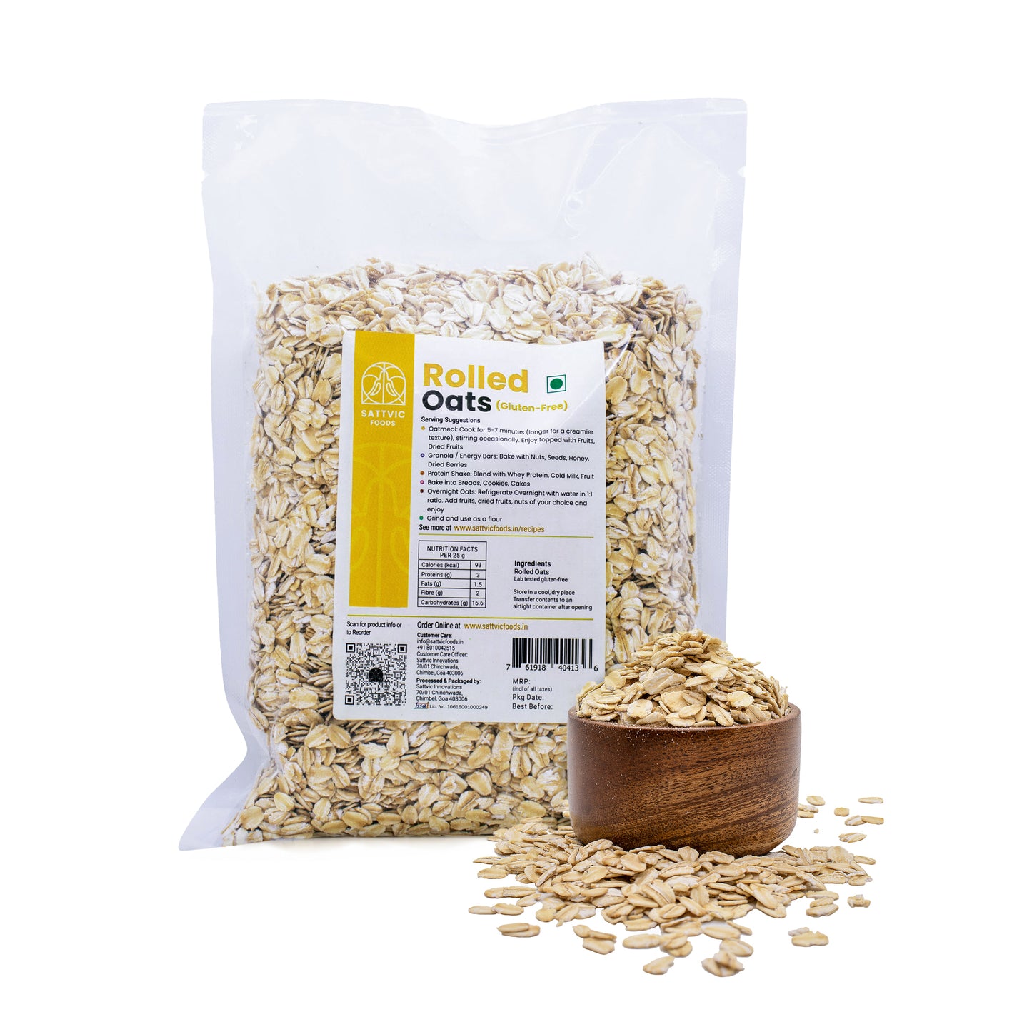 Rolled Oats | Jumbo-Sized, Gluten-free, Fibre-Rich