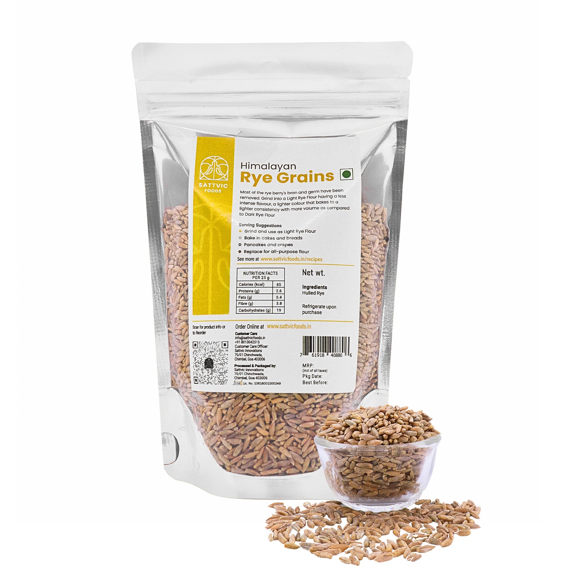 Rye grains