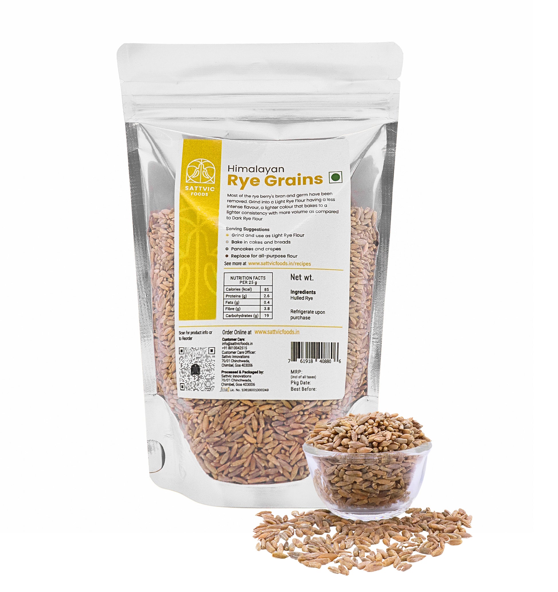 Rye grains