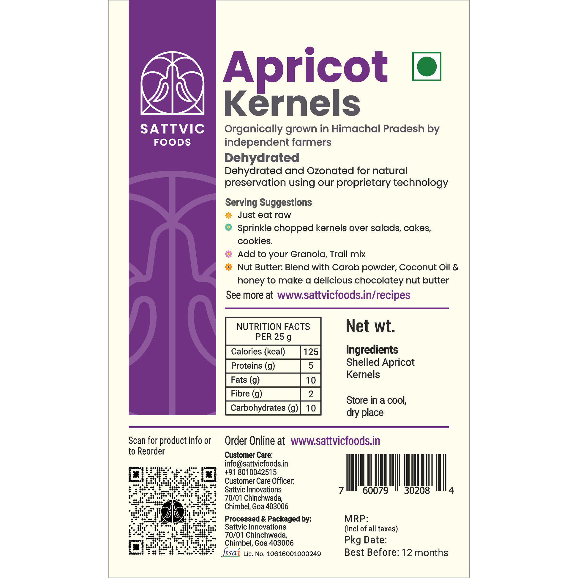 Sweet Apricot Kernels | Immune Boosting & Heart Healthy