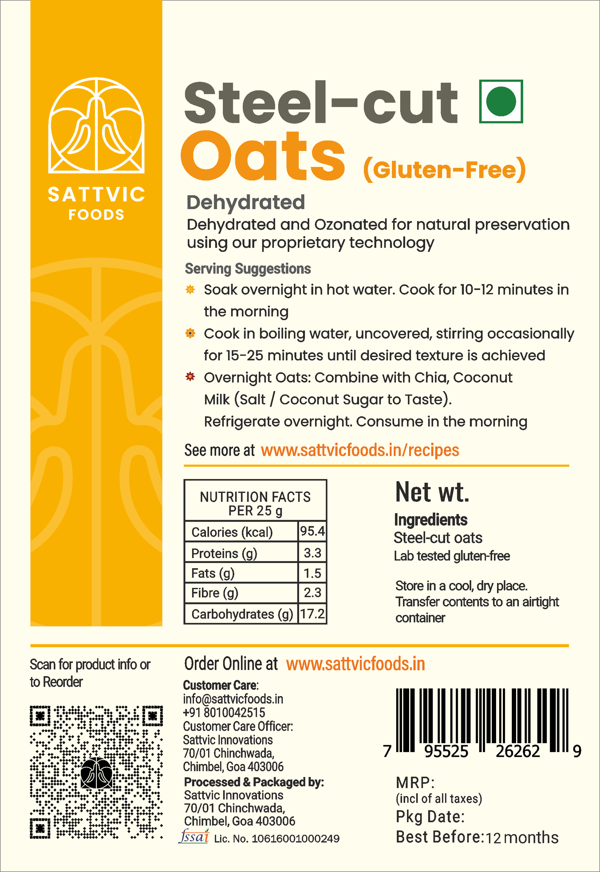 Oat Flour | Stone-Ground, Whole-Grain & Gluten-Free