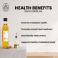 Safflower Oil | Cold-Pressed, Unrefined, NON-GMO