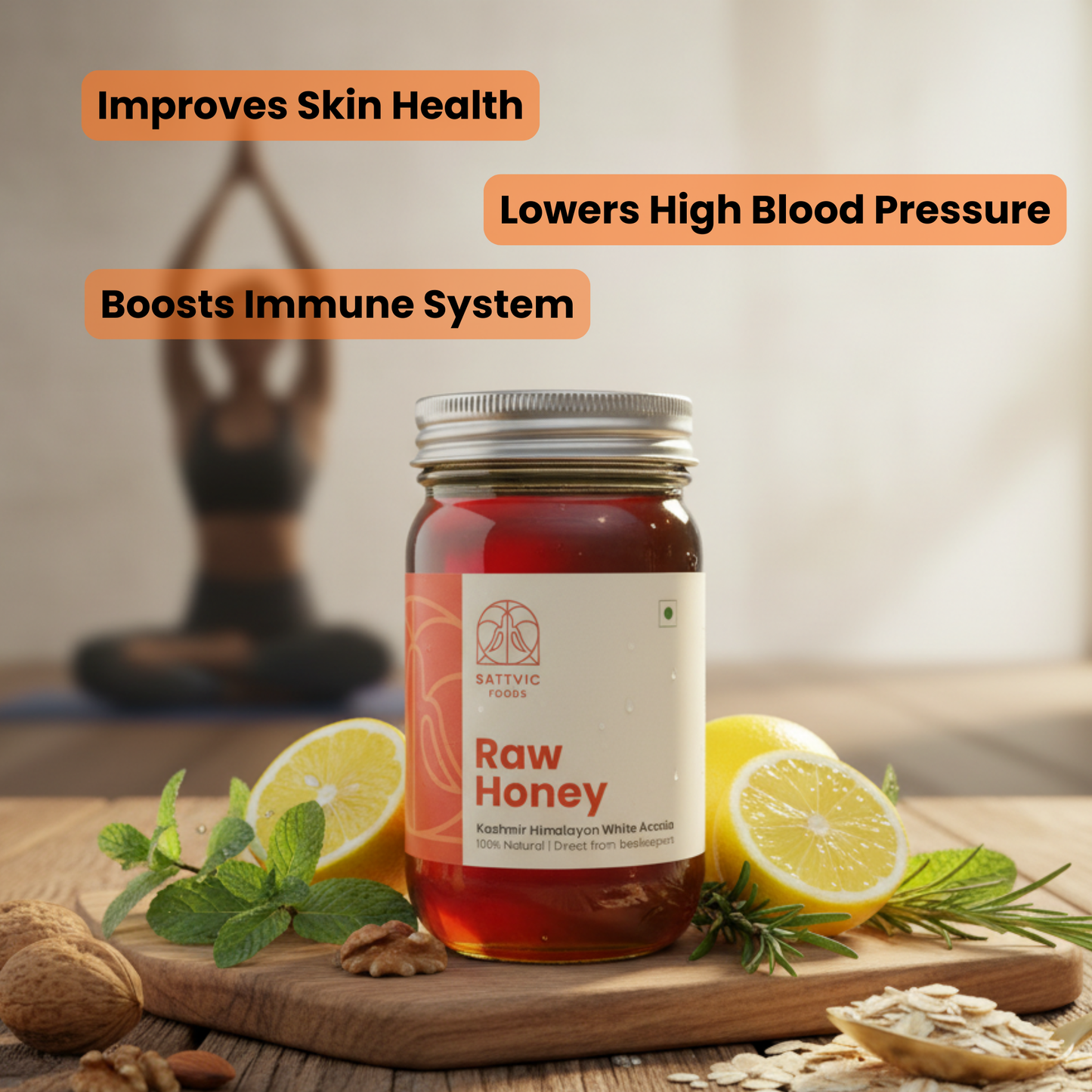 Raw Acacia Honey | Honey of Kashmir