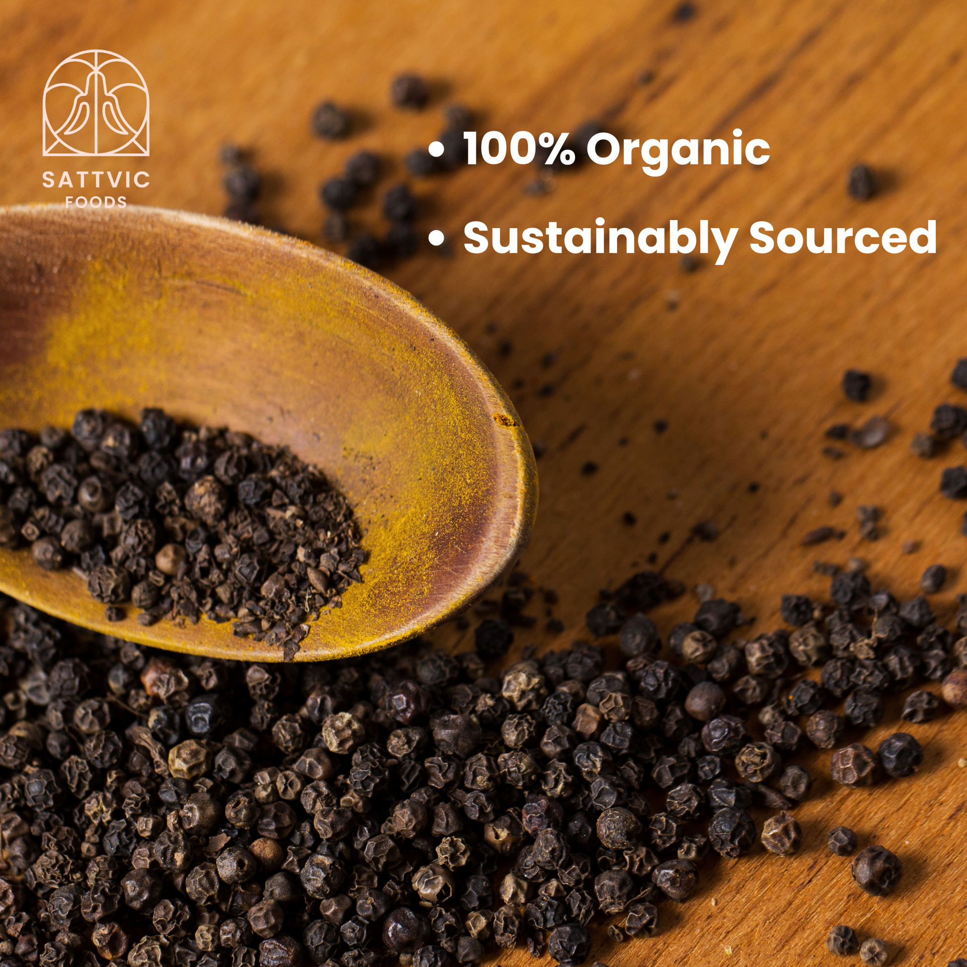 Black peppercorns