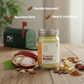 Jar of cacao butter with ingredients on a wooden surface, featuring Kerala Sourced branding.