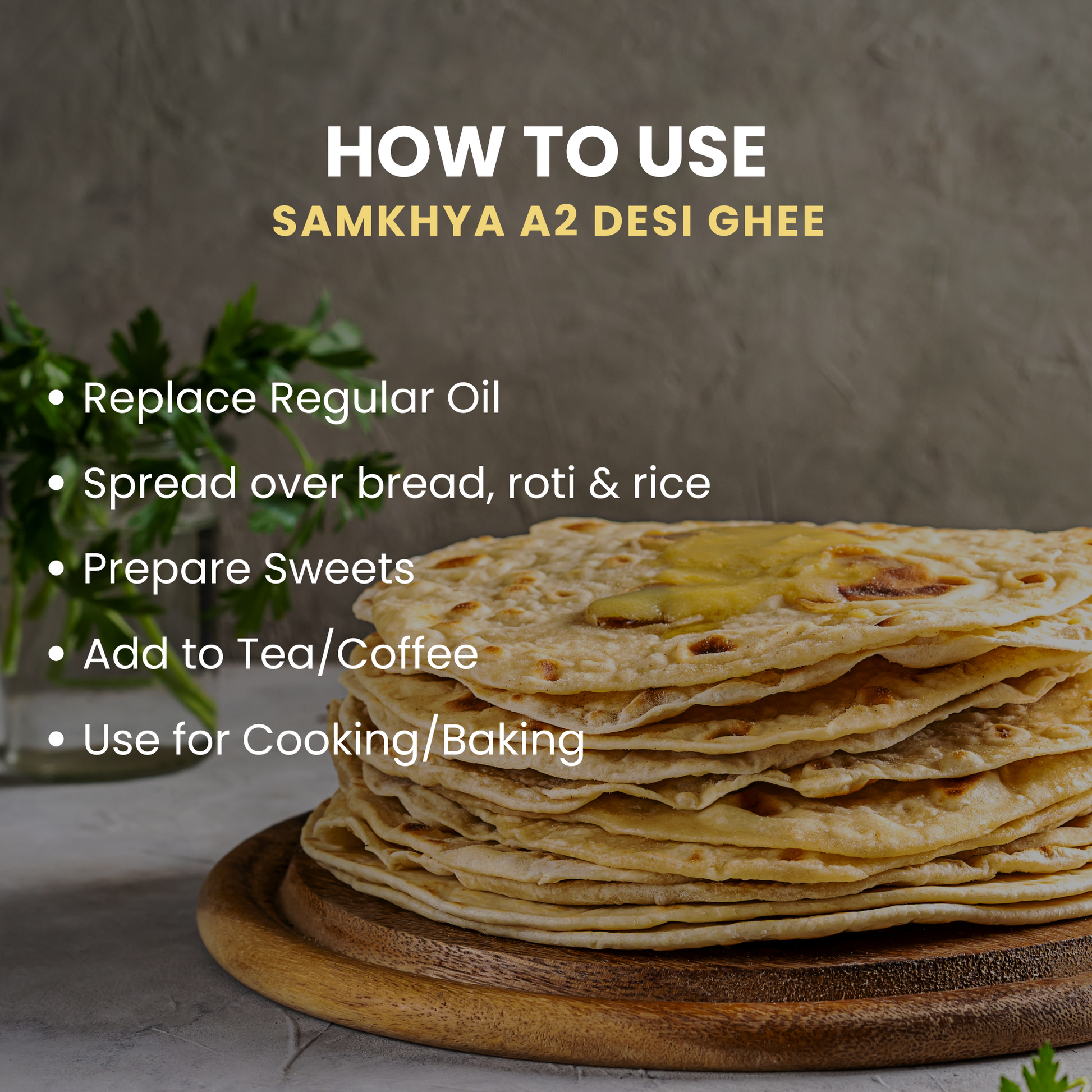Samkhya A2 Desi Ghee | Bilona Ghee from Cultured Cream