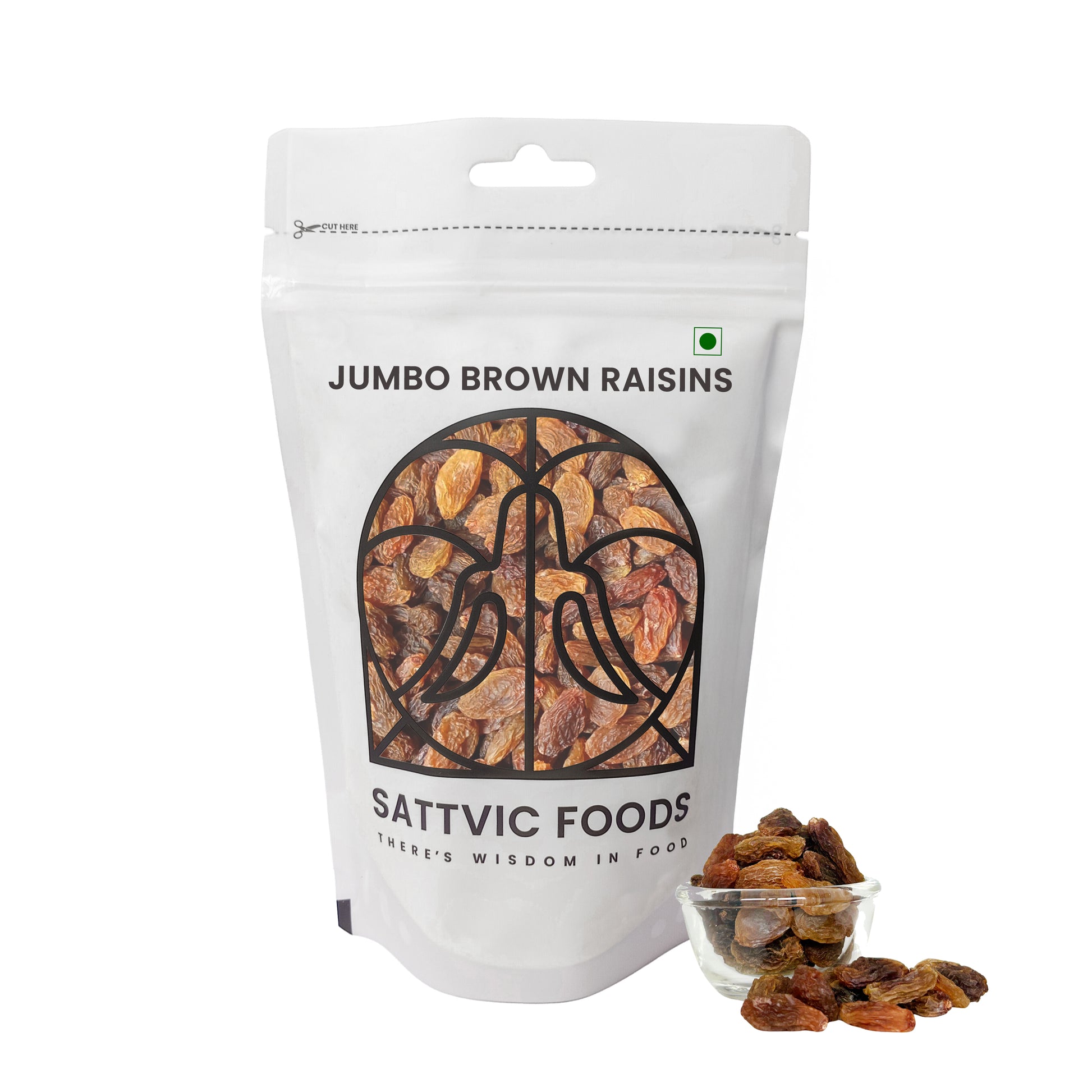 Jumbo brown raisins
