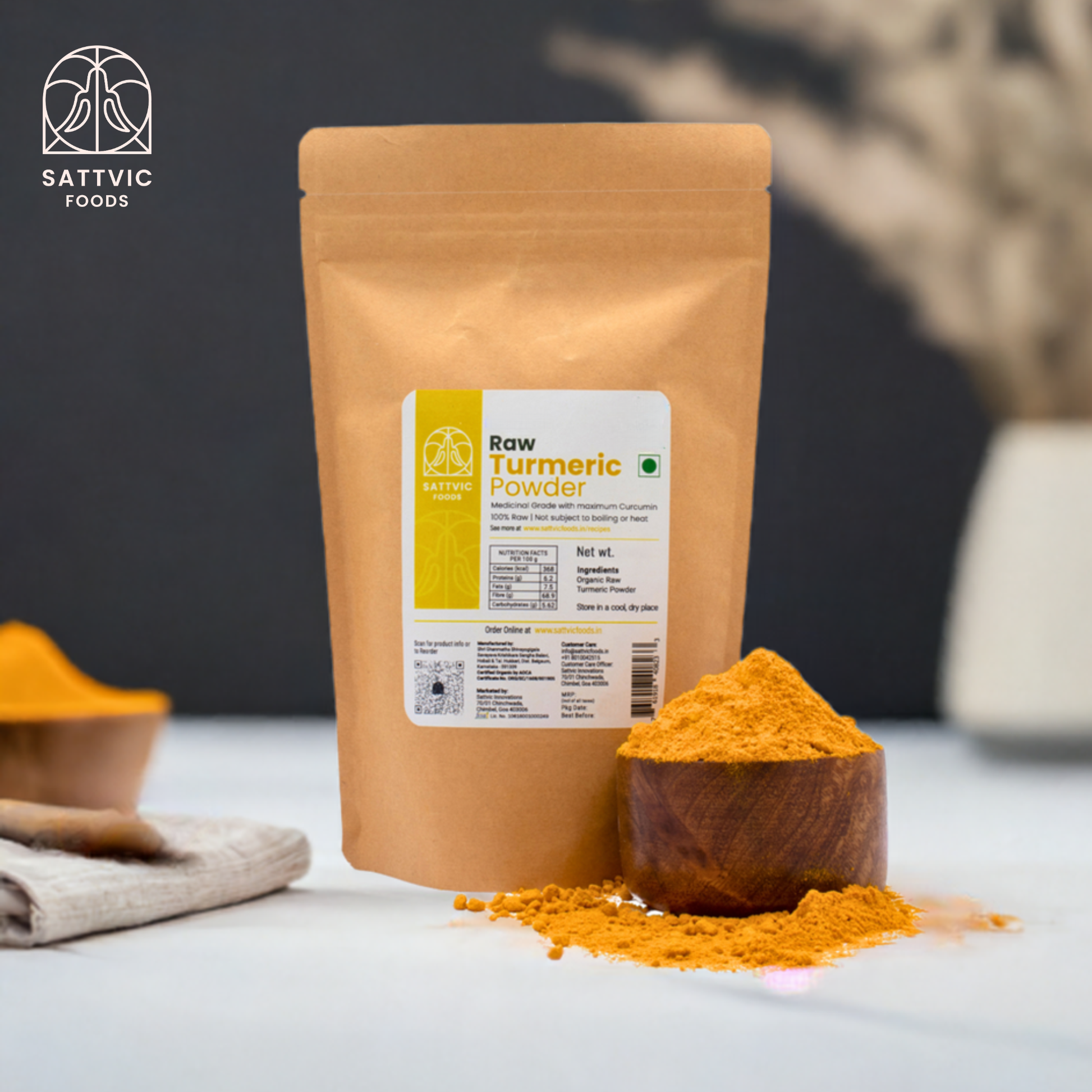 Organic Turmeric Powder – 100% Pure, Medicinal Grade