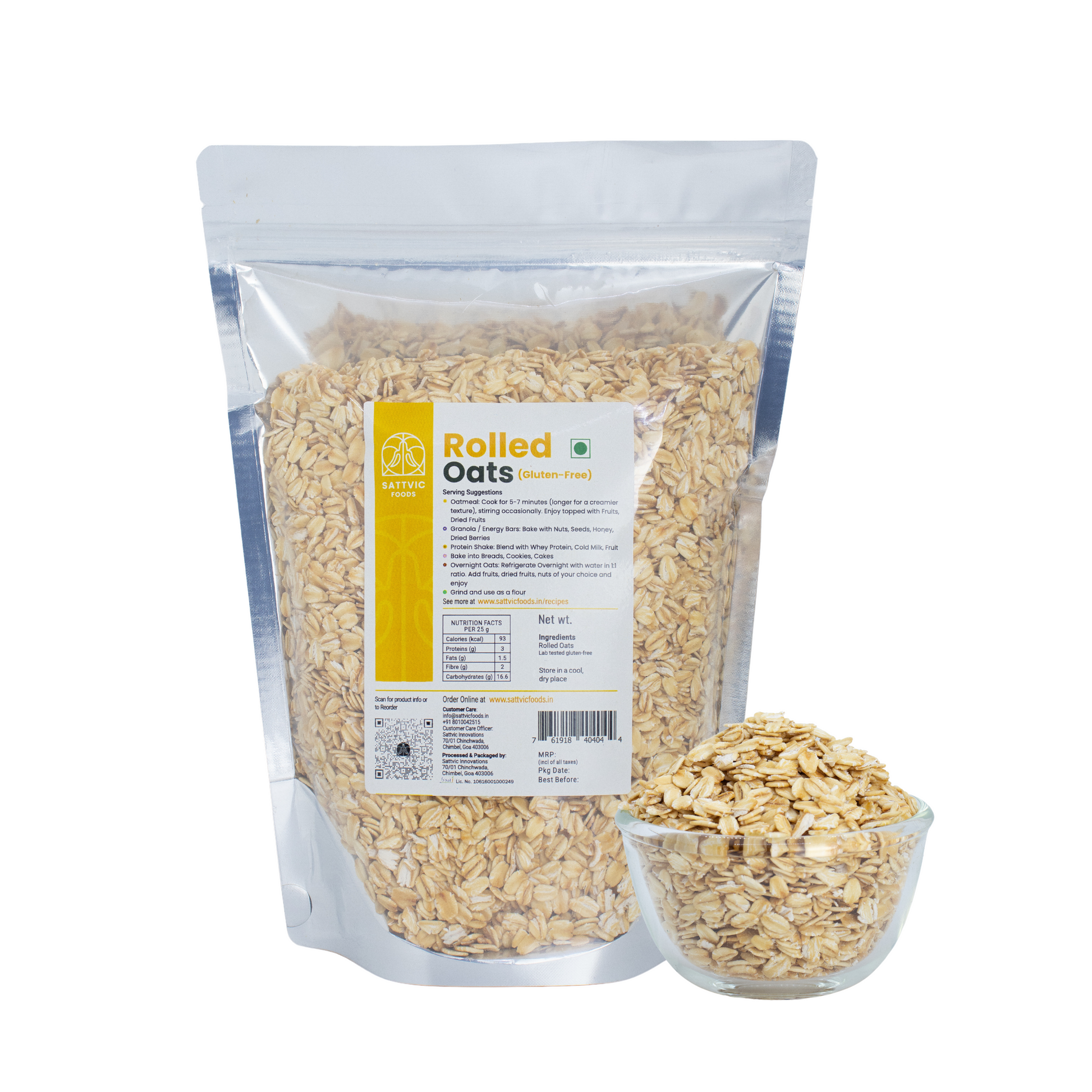 Rolled Oats (Gluten-free)