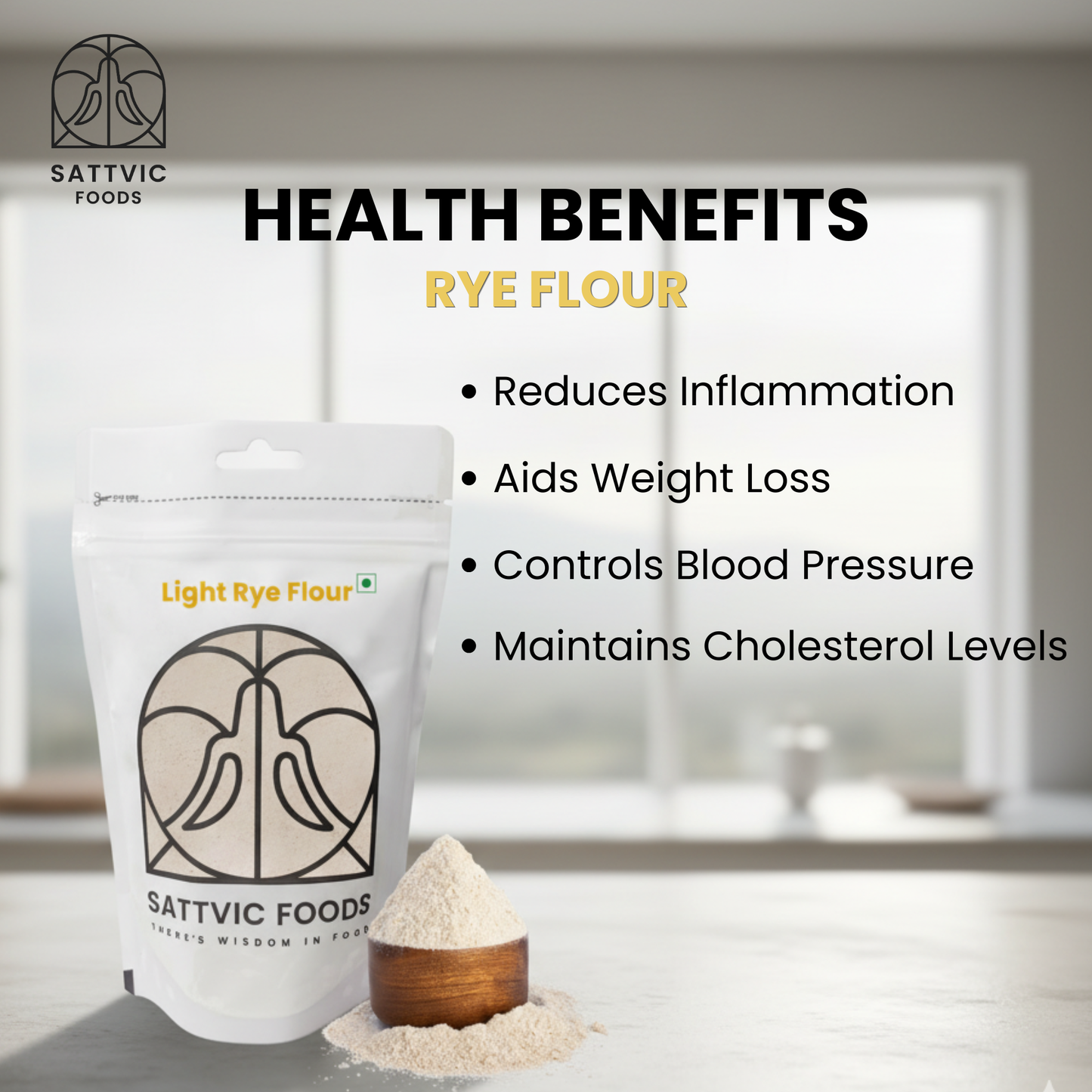 Himalayan Rye Flour | Rich in Dietary Fibre