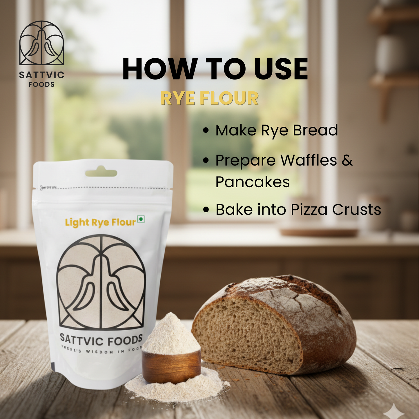 Himalayan Rye Flour | Rich in Dietary Fibre