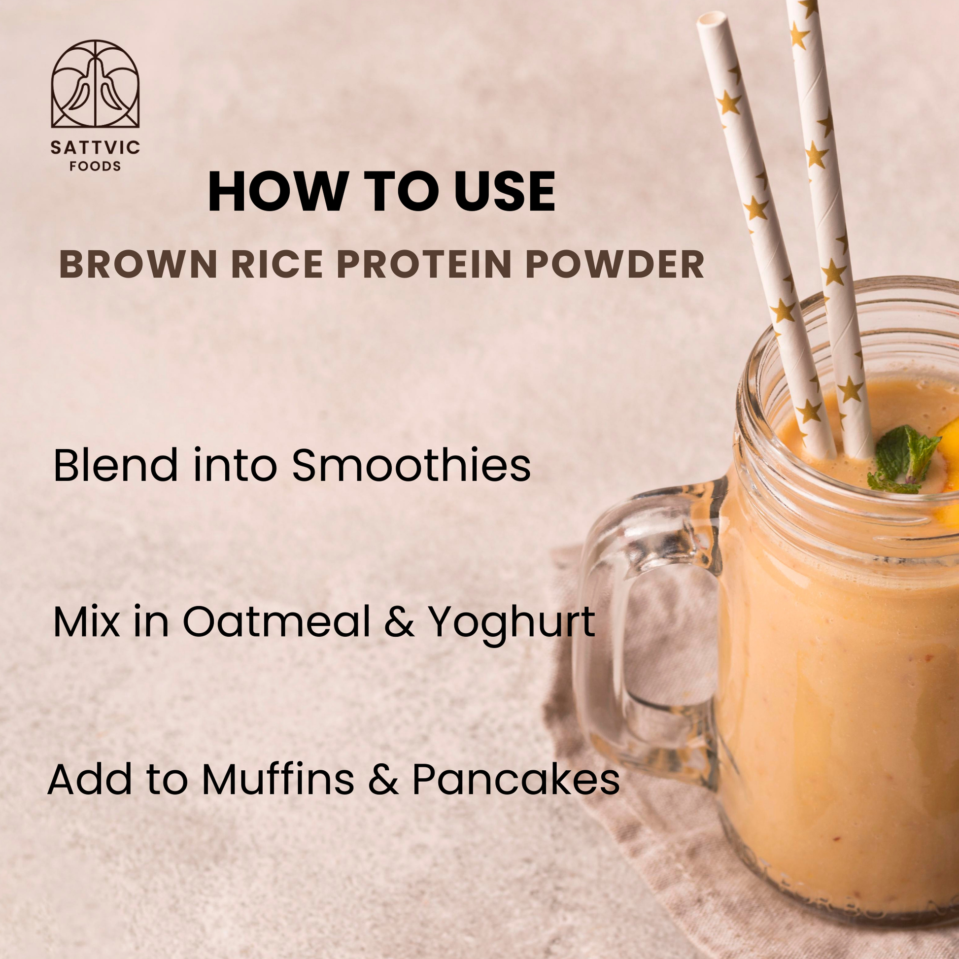Brown Rice Protein Powder | Organic, Vegan & Unflavoured