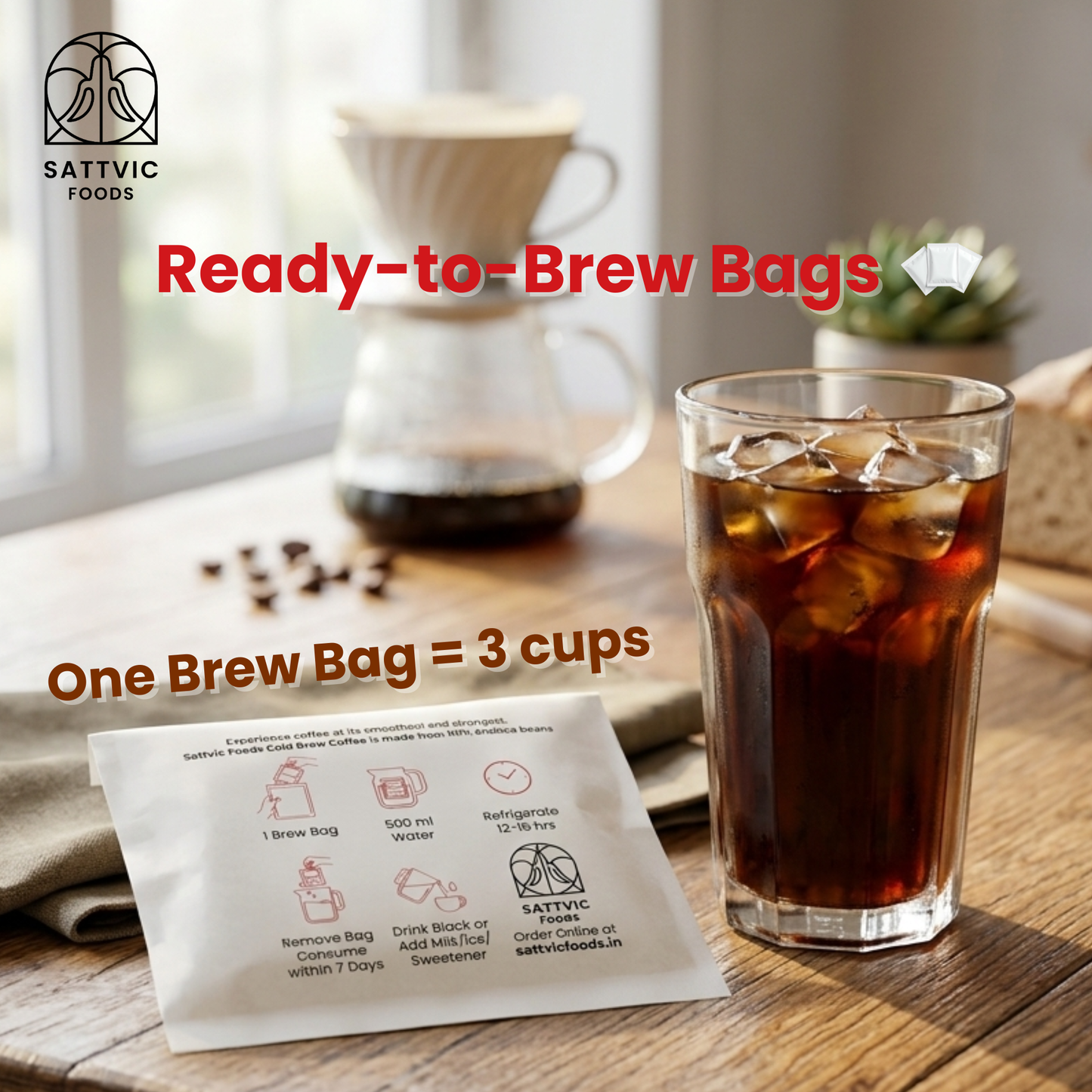 Cold Brew Coffee | High Caffeine and Low Acidity