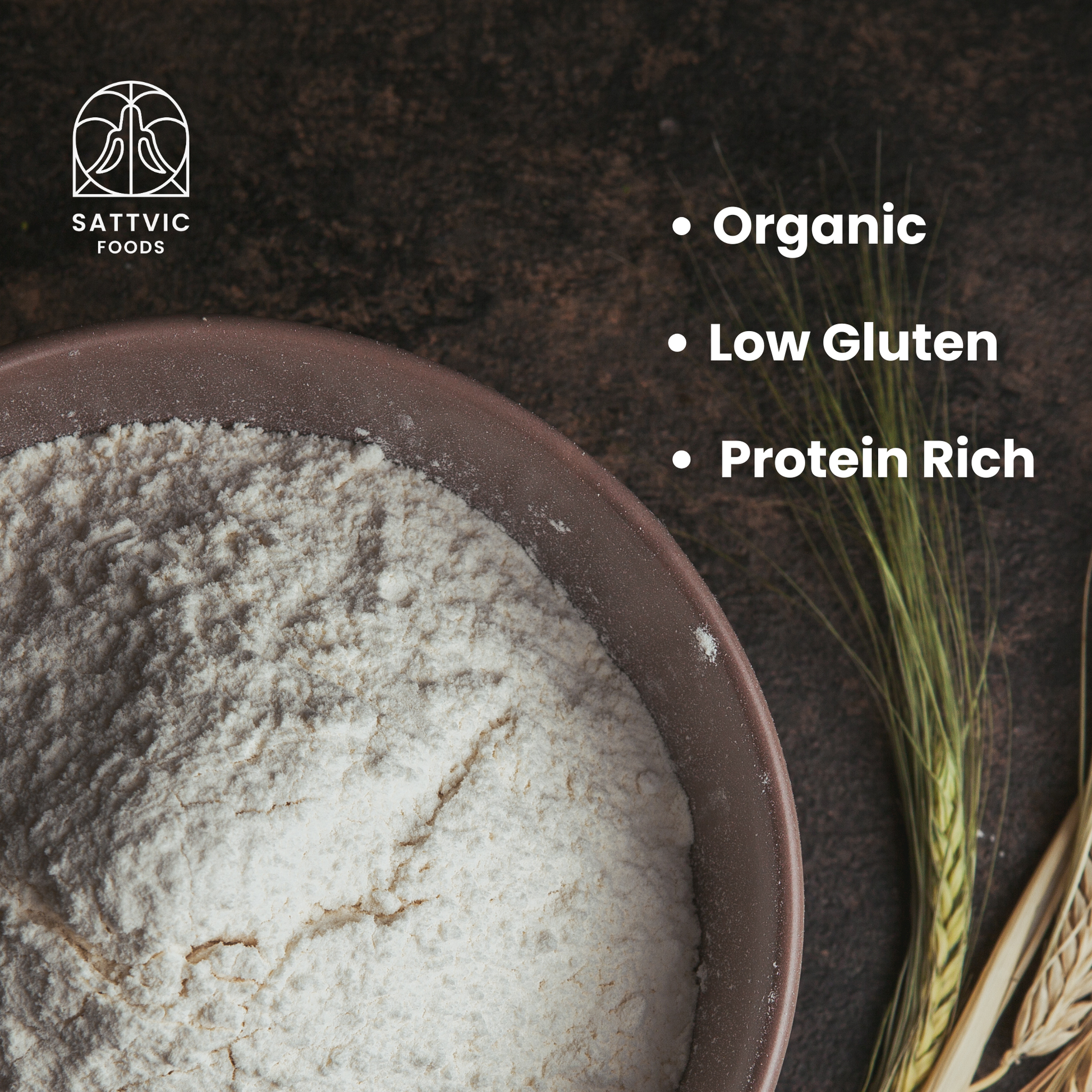 Sattvic foods emmer wheat flour
