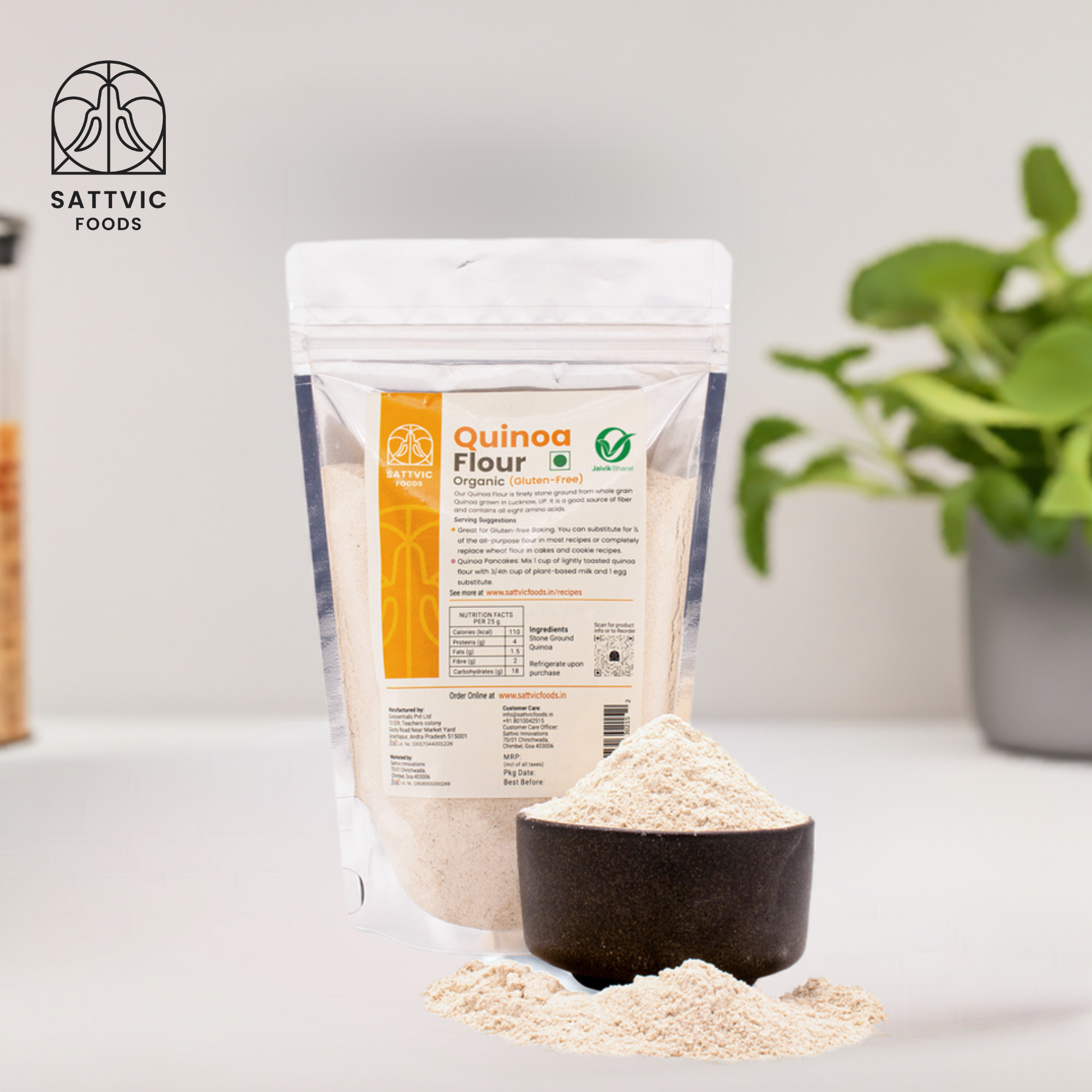 Quinoa Flour | Certified Organic & Gluten-free
