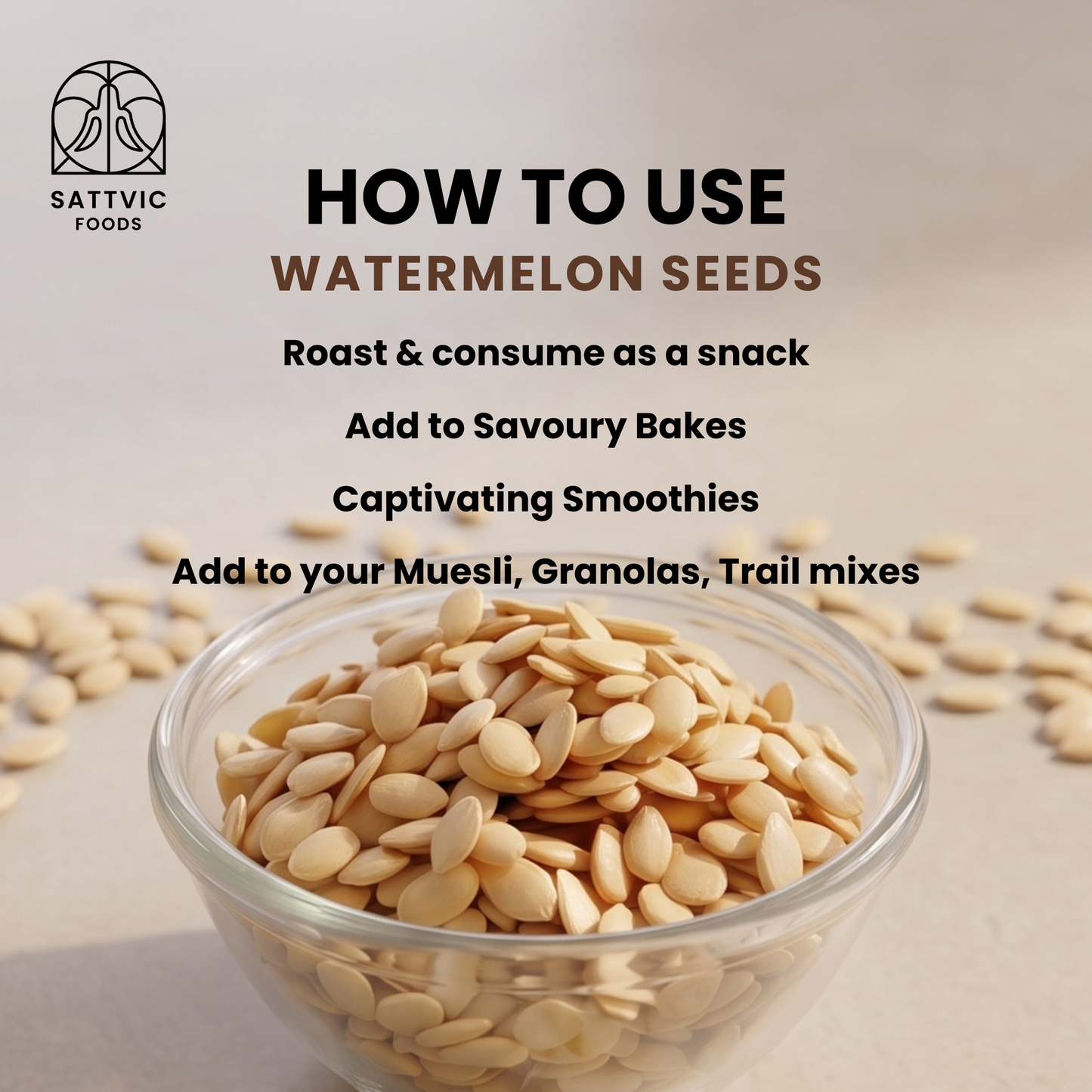Raw Watermelon Seeds | Organic