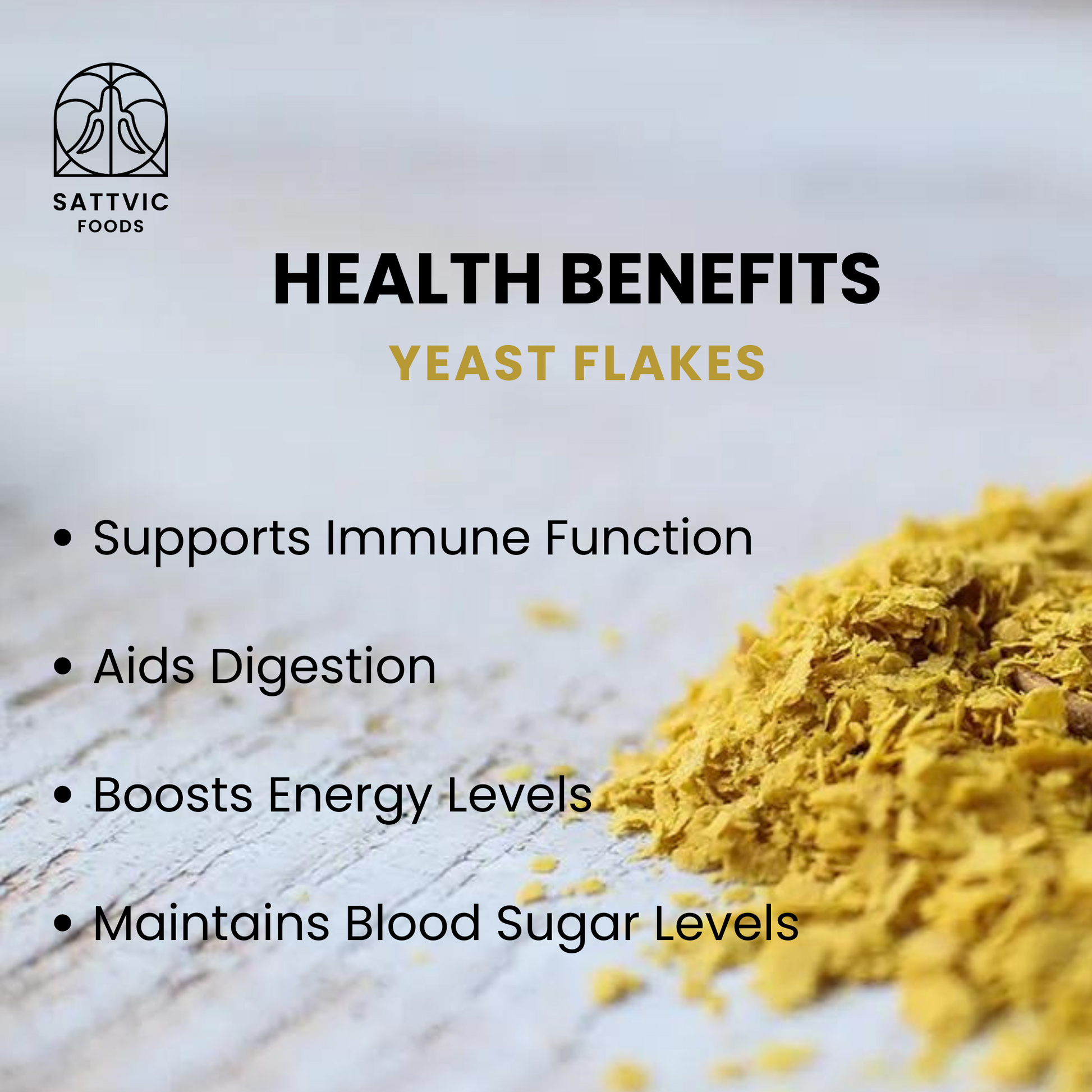 Nutritional Yeast Flakes - Non Fortified, Non GMO, Vegan, Gluten-Free