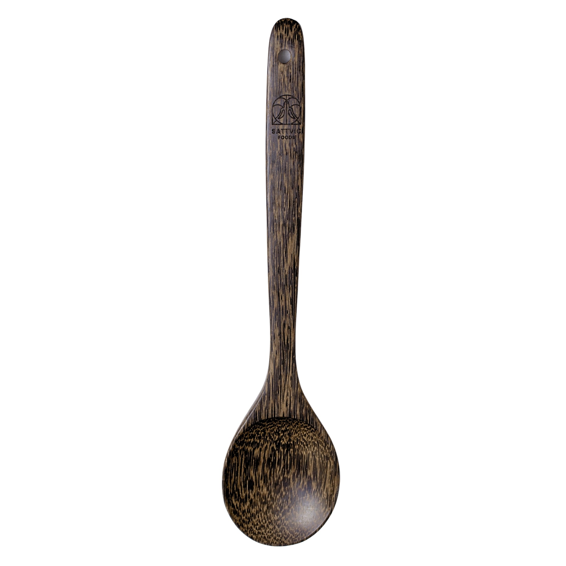 Sattvic Foods Spatula | Palm Wood Oval Spoon