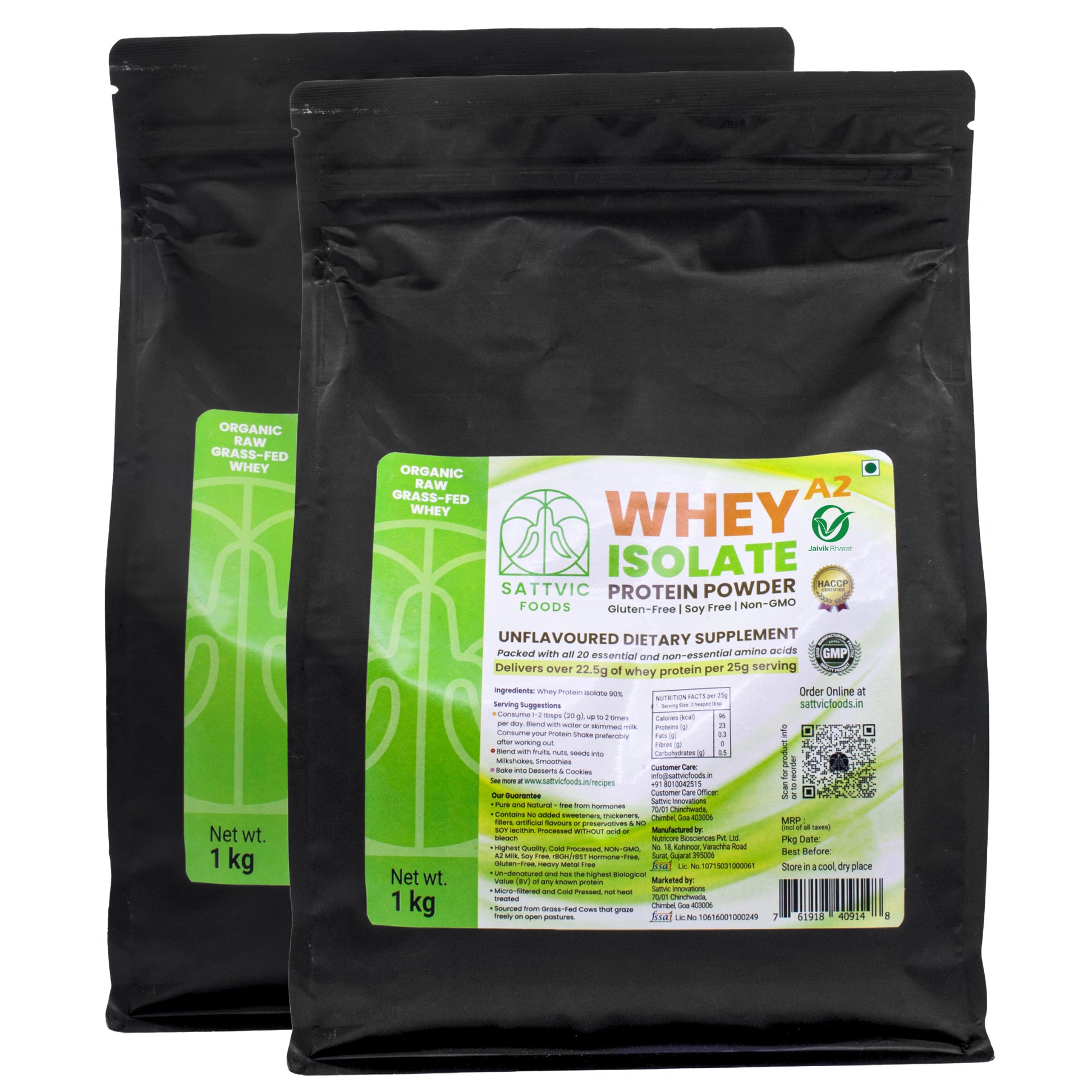 Organic A2 Whey Isolate 90%