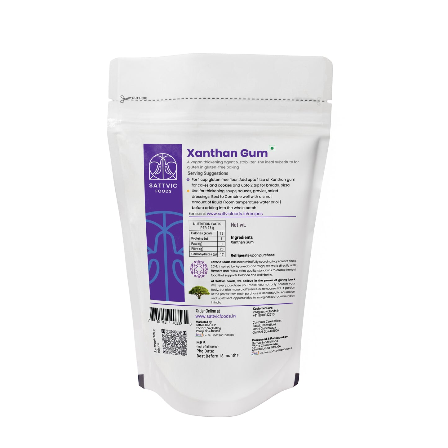 Xanthan Gum (Gluten-free/Vegan thickening)