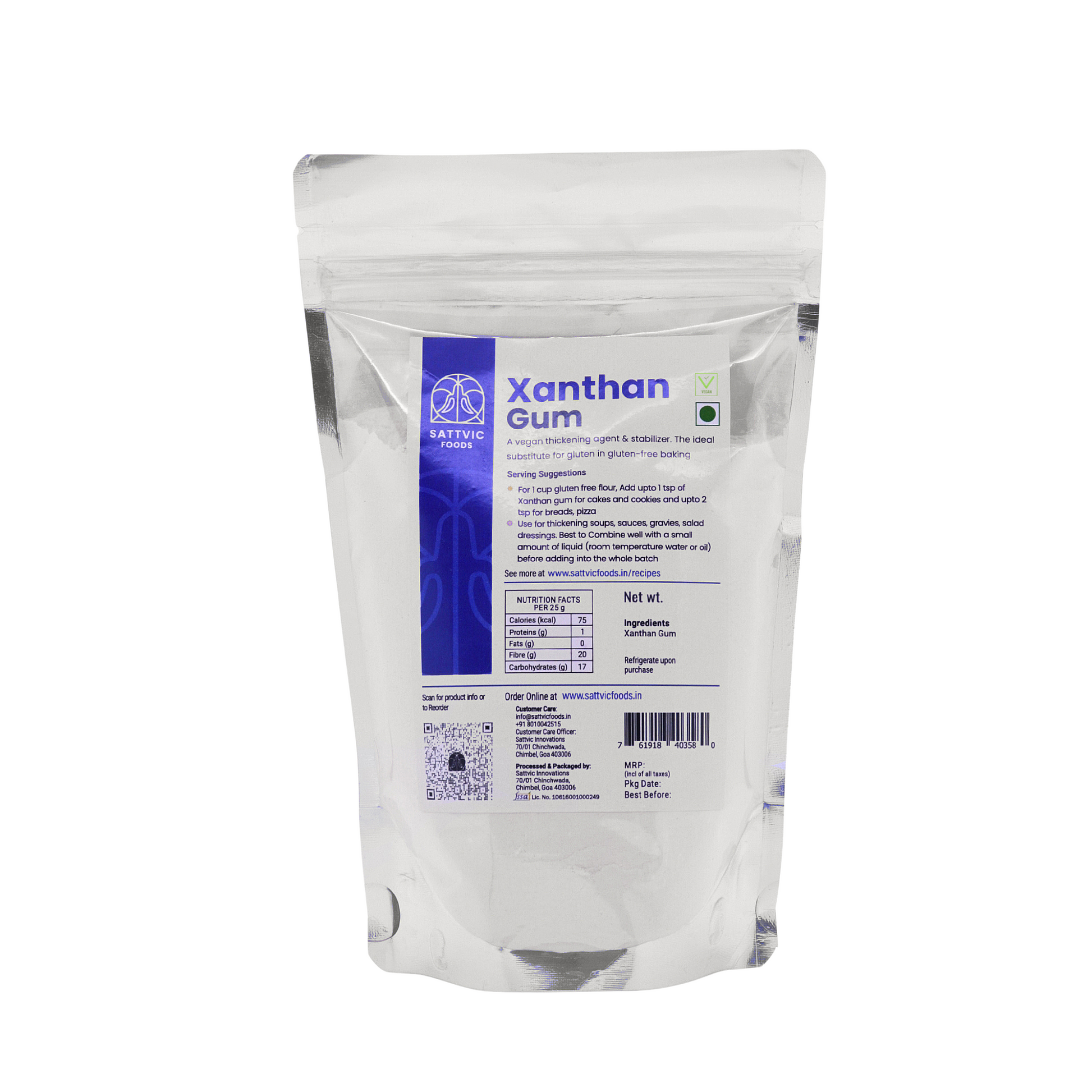 Xanthan Gum (Gluten-free/Vegan thickening)