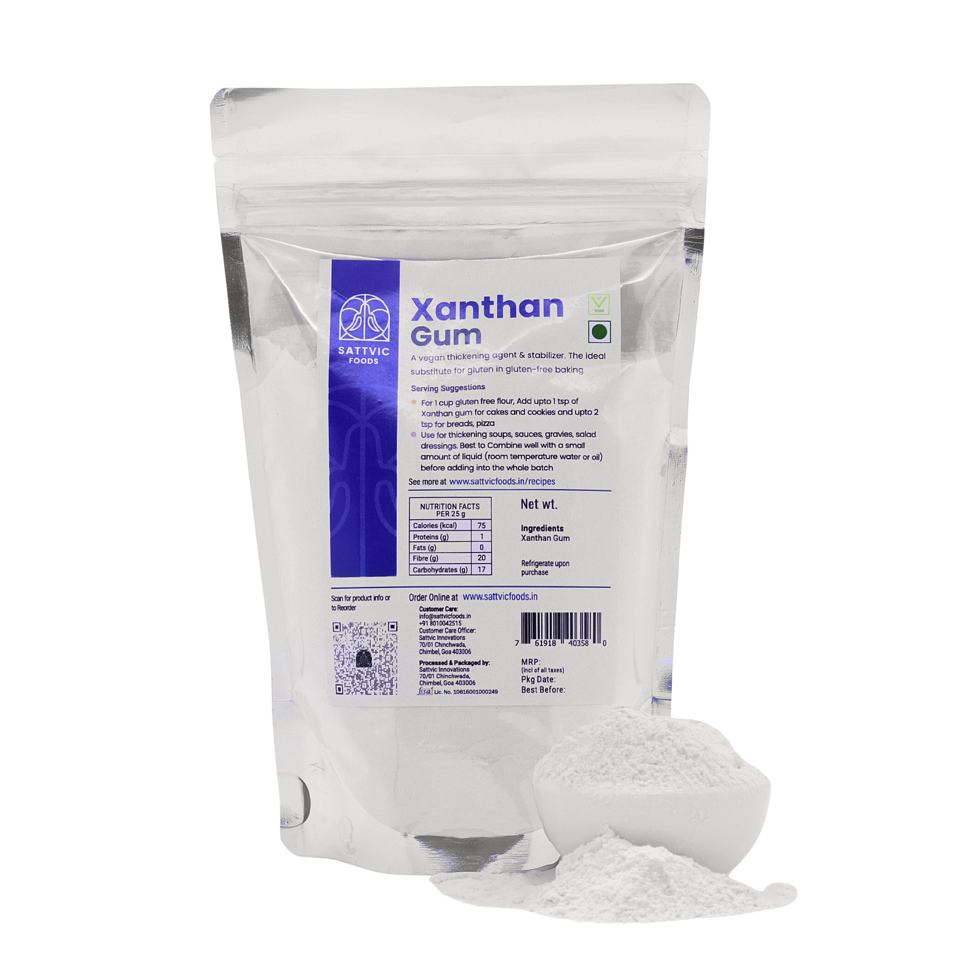 Xanthan Gum (Gluten-free/Vegan thickening)