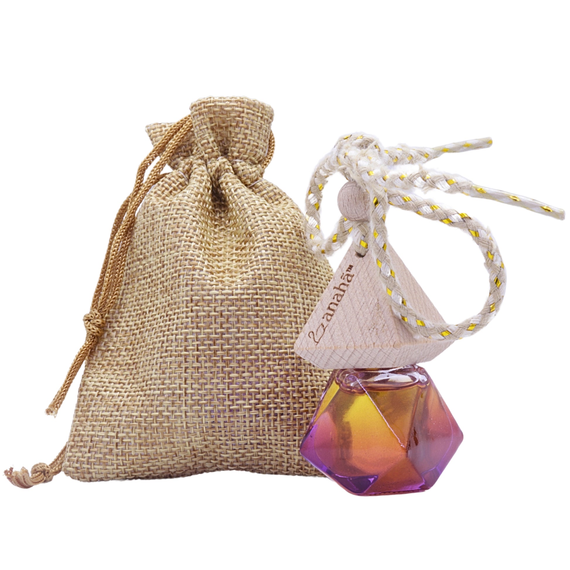 Aromatherapy Car Hanging Diffuser / Air Freshener (with pure essential oil) Anaha