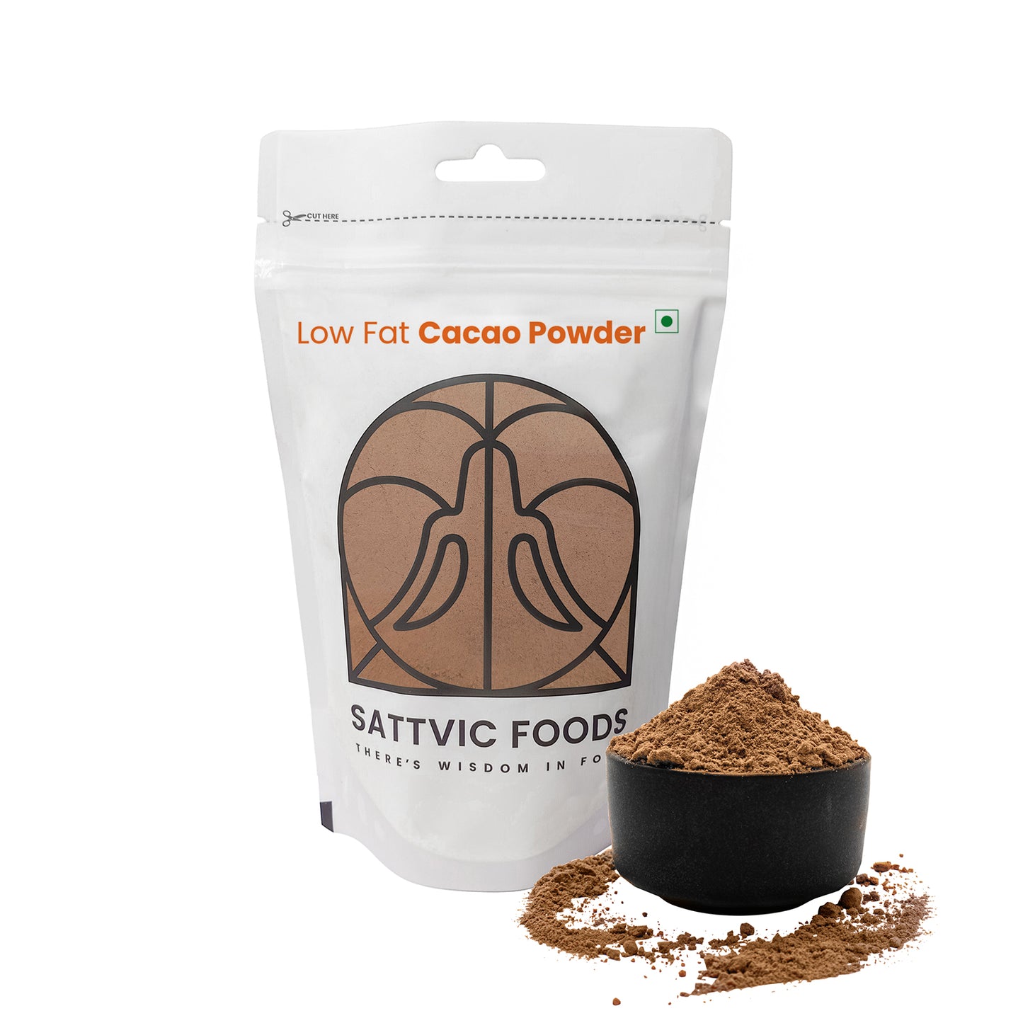 Cacao Powder (Low Fat) | Indian Origin & Non-Alkalized