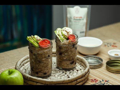 Apple bircher overnight oats