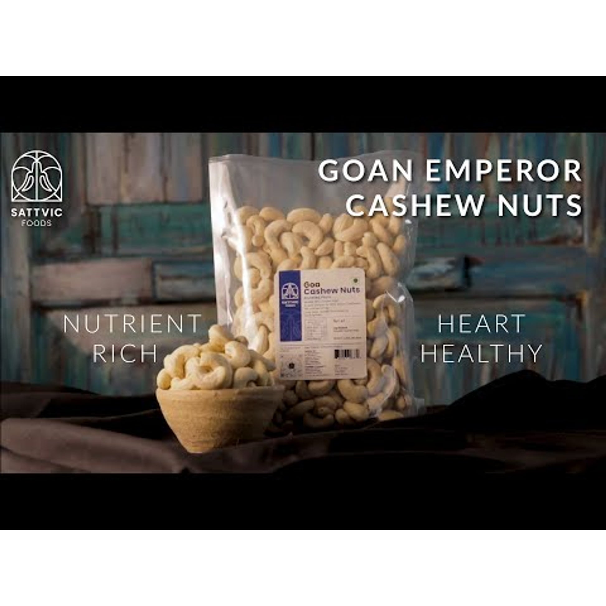 Goan Emperor Cashew Nuts (Roasted Plain)