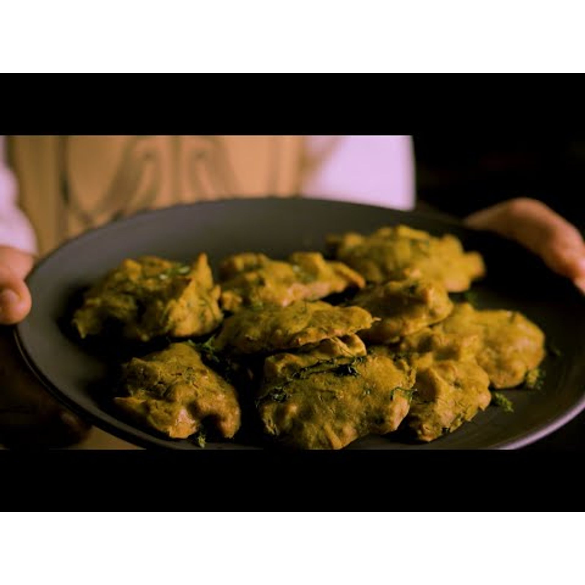 Oat flour pakodas