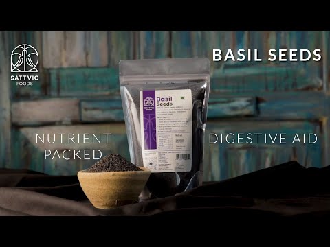 Basil Seeds (Sabja / Indian Chia seeds)