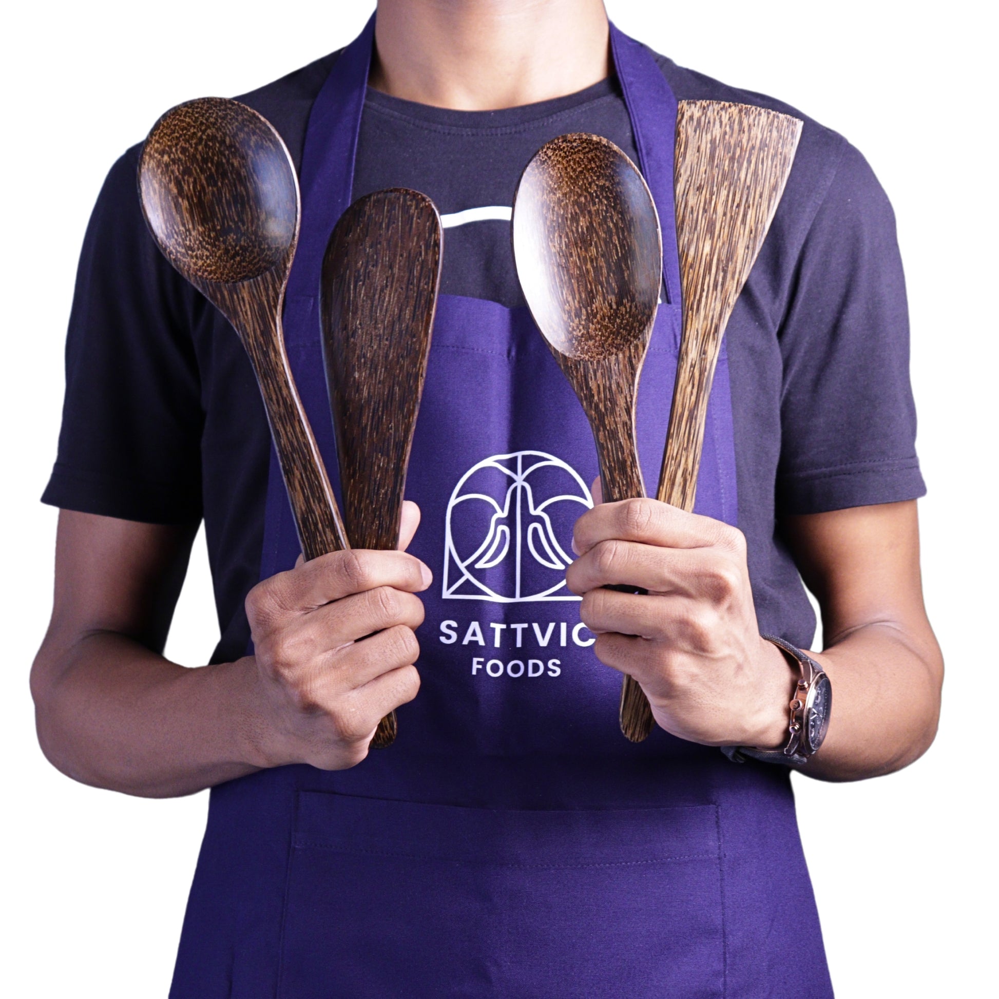 Sattvic Foods Spatula | Palm Wood