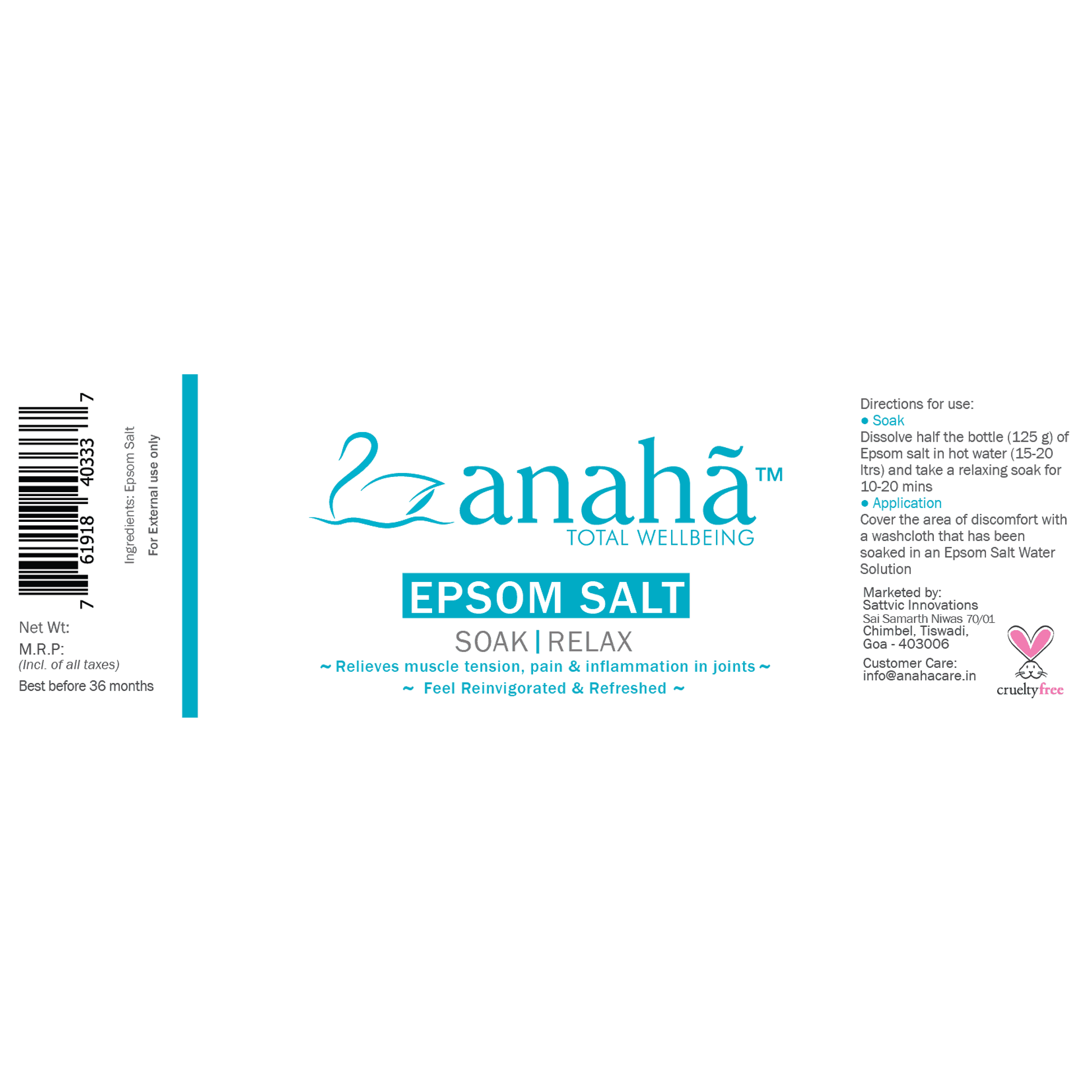 Anaha epsom salt