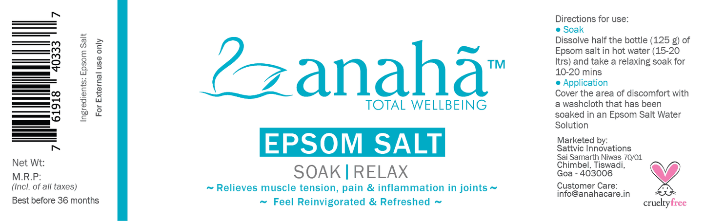 Epsom Salt (Bath and Foot Spa) Anaha