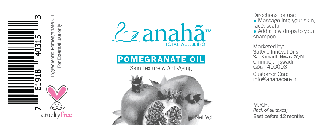 Pomegranate Oil (Skin Texture & Anti-aging) Anaha