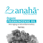 Label of Anaha frankincense oil with directions on how to use