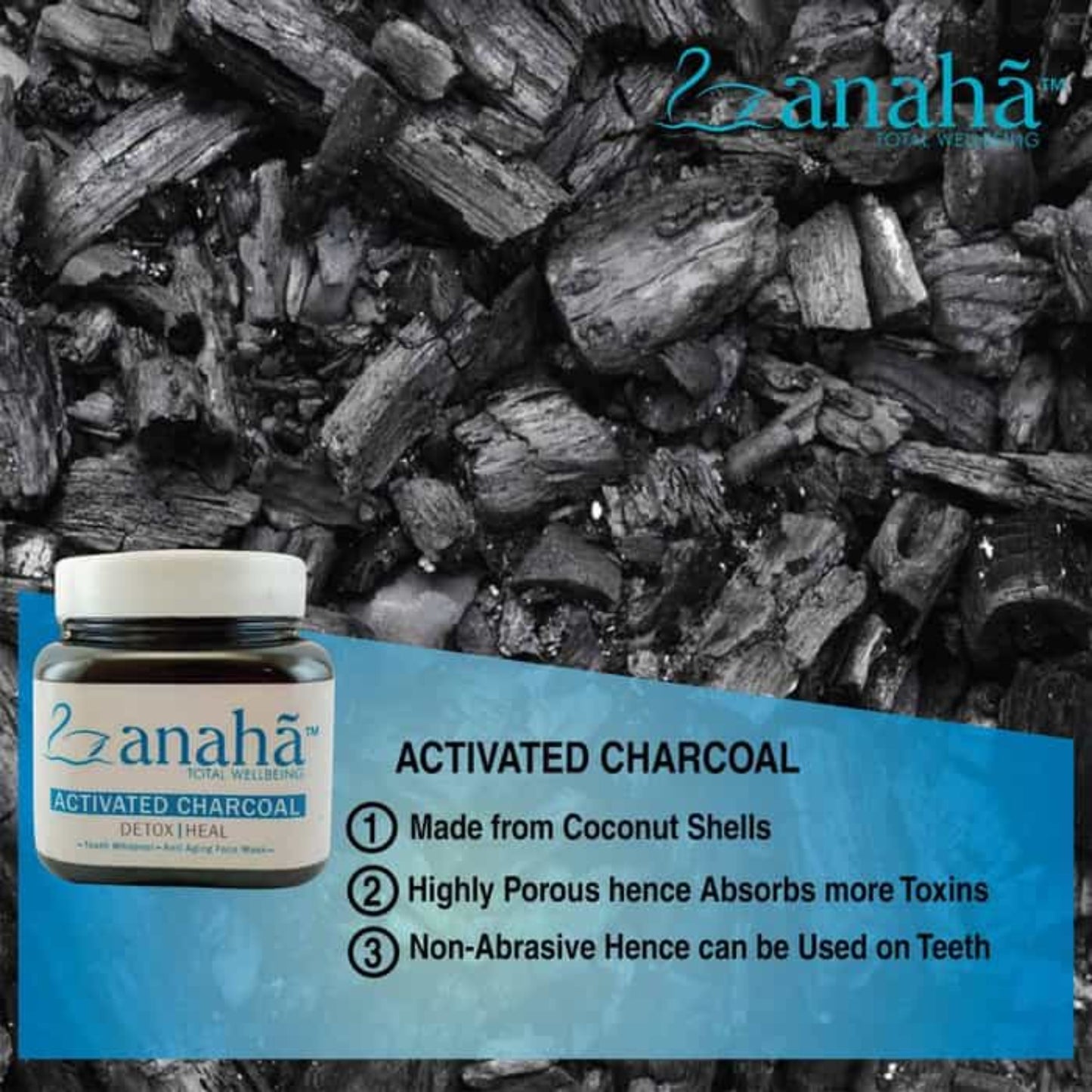 Activated Charcoal Anaha