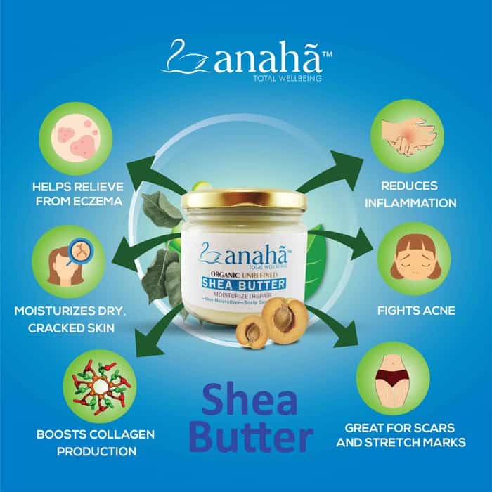 Organic Unrefined Raw Shea Butter Anaha