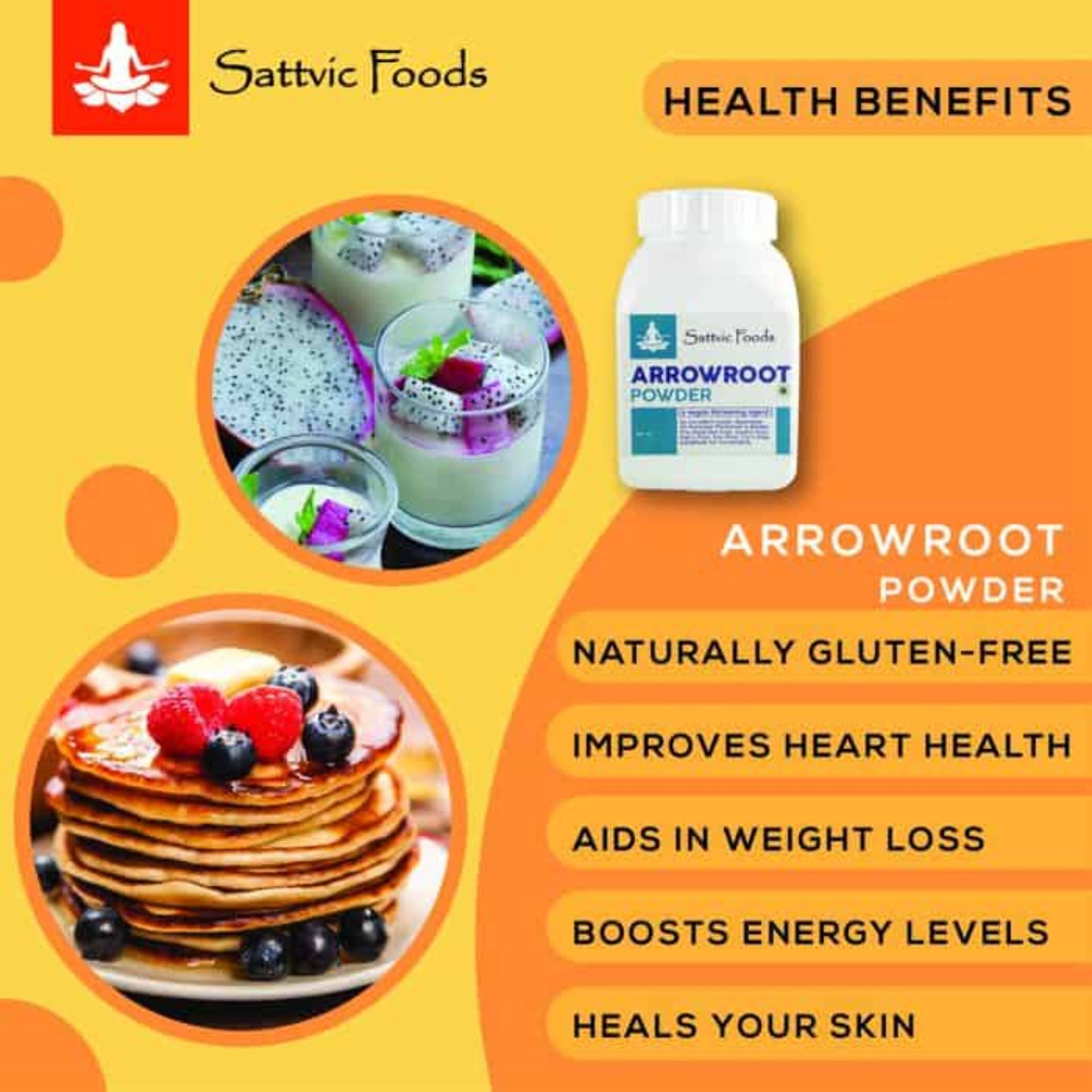 Arrowroot Powder-Health Benefits