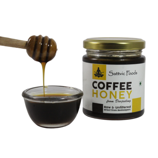 Coffee Honey (Raw, Unfiltered & Rare) from Darjeeling Sattvic Foods