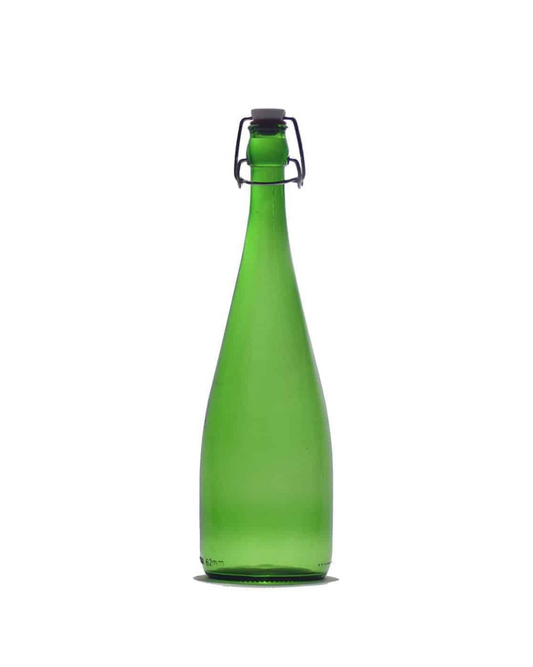 Glass Clip-top bottle Mineral Water Bottle - 1 litre - Sattvic Foods