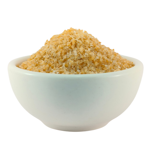 A bowl of khapli rava