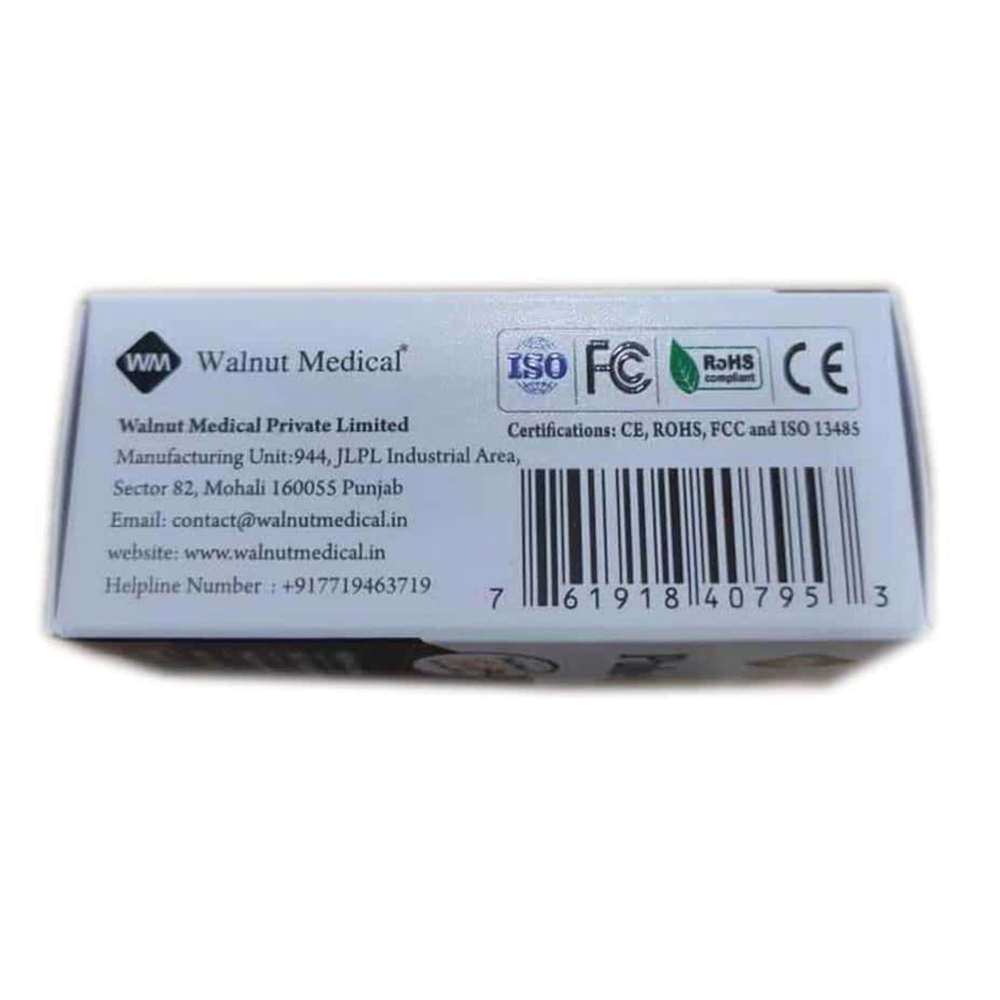 Pulse Oximeter (Made in India - 1 yr National Warranty) Walnut Medical